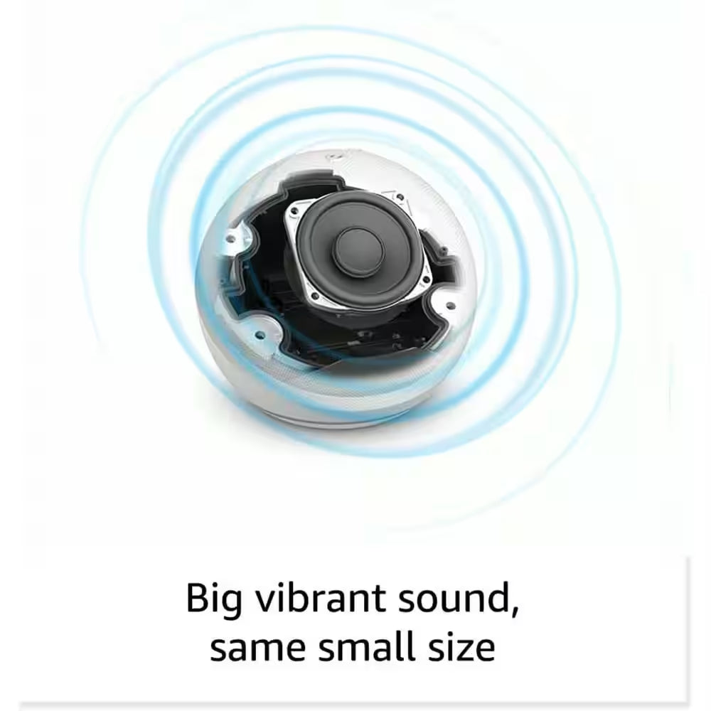 Echo Dot (5Th Gen) Smart Speaker with Alexa Glacier White