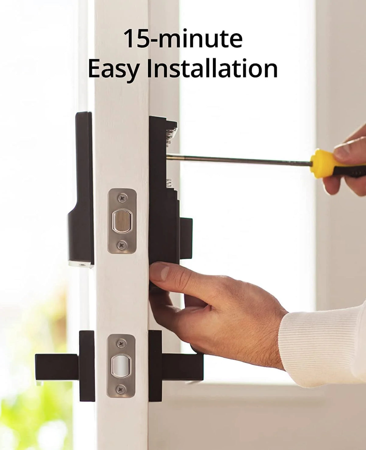 Anker  Security C210(E110) Smart Lock, 5-In-1 Keyless Entry Door Lock, Built-In Wifi Deadbolt, Smart Door Lock, Touchscreen Keypad